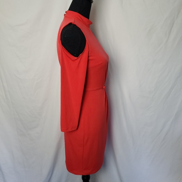 Jessica Simpson Cut Out Shoulder Sheath Dress Size 2 - Picture 7 of 16